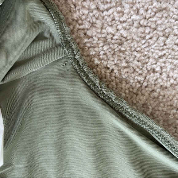 NWOT! AERIE Shimmery Crinkle Birthday Scoop Cheekiest One Piece Swimsuit - Picture 14 of 15